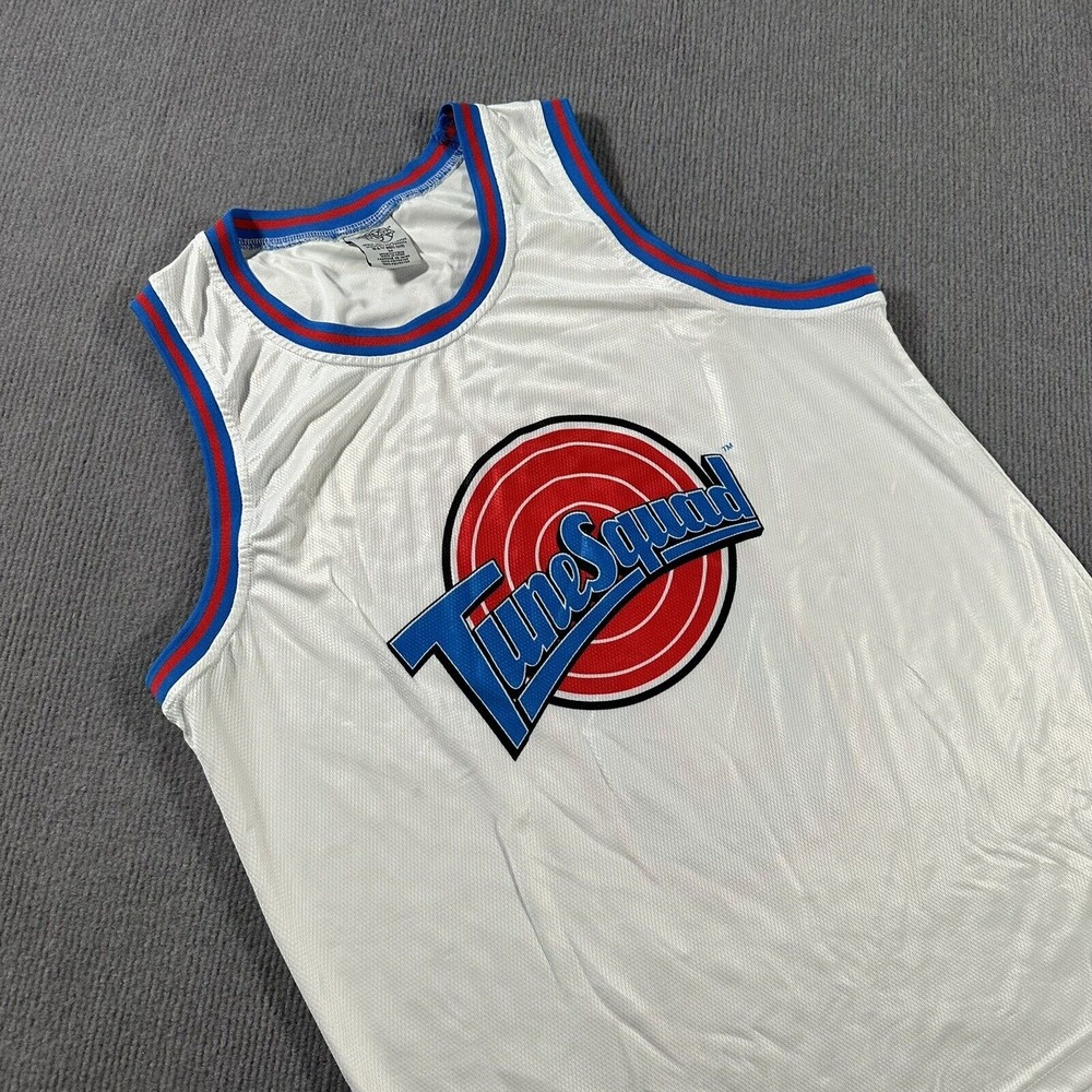 Space Jam Tune Squad Basketball Jersey #0 Blank Mens Medium Original Film‎